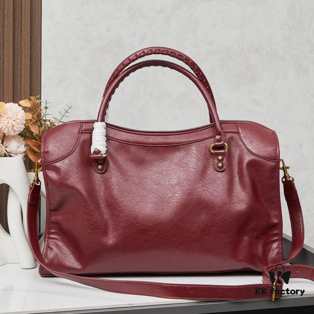 6930e0856e68136f4d9b21fd Large Gaint City Bag with Gold Buckle 💰 Including Box Balenciaga Motorcycle Bag