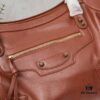 6930e0996e68136f4d9b2219 Large Golden Buckle Balenciaga Motorcycle Bag with Box