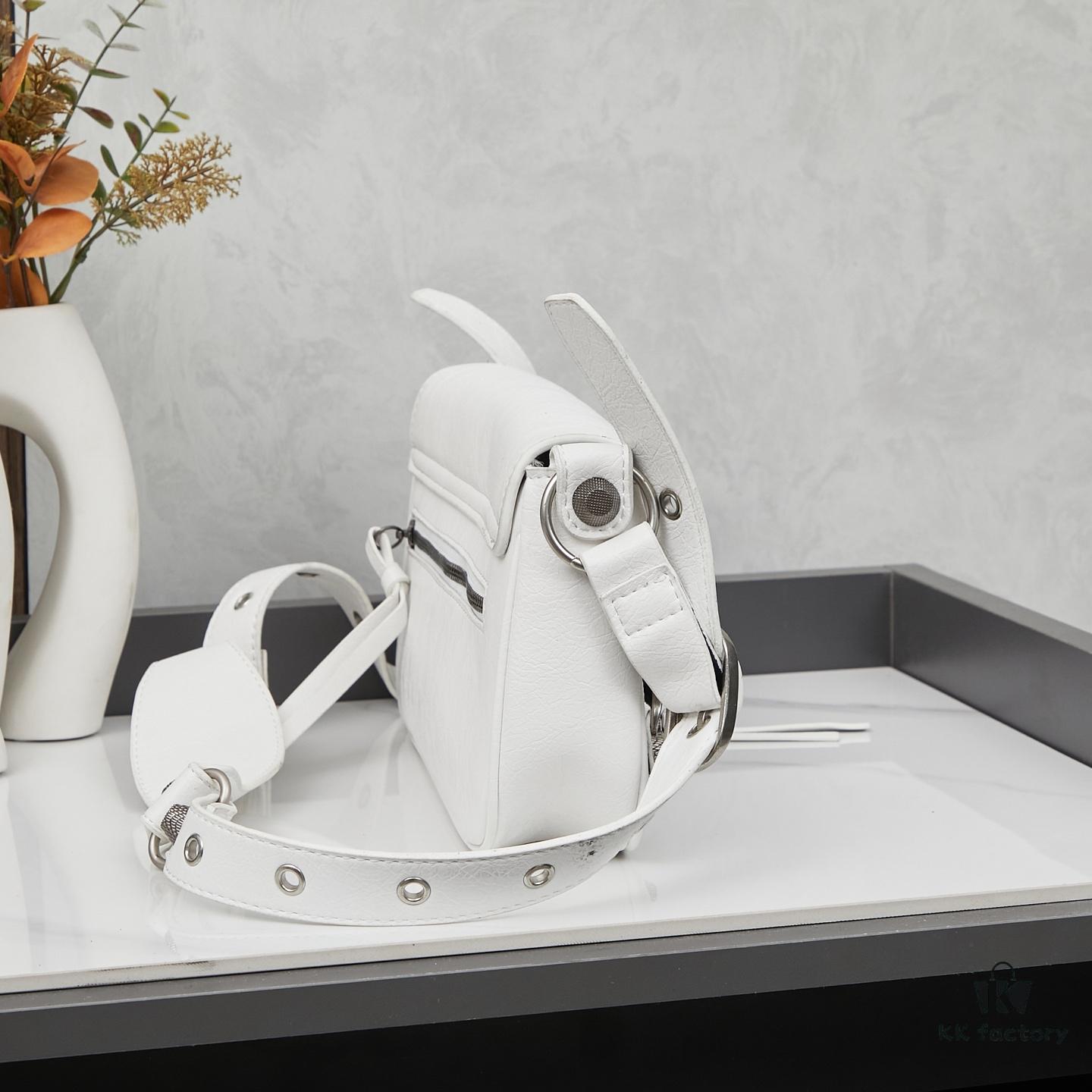 Balenciaga Le Cagole Sling Bag - New Arrival, Baguette Style, Italian Imported Leather