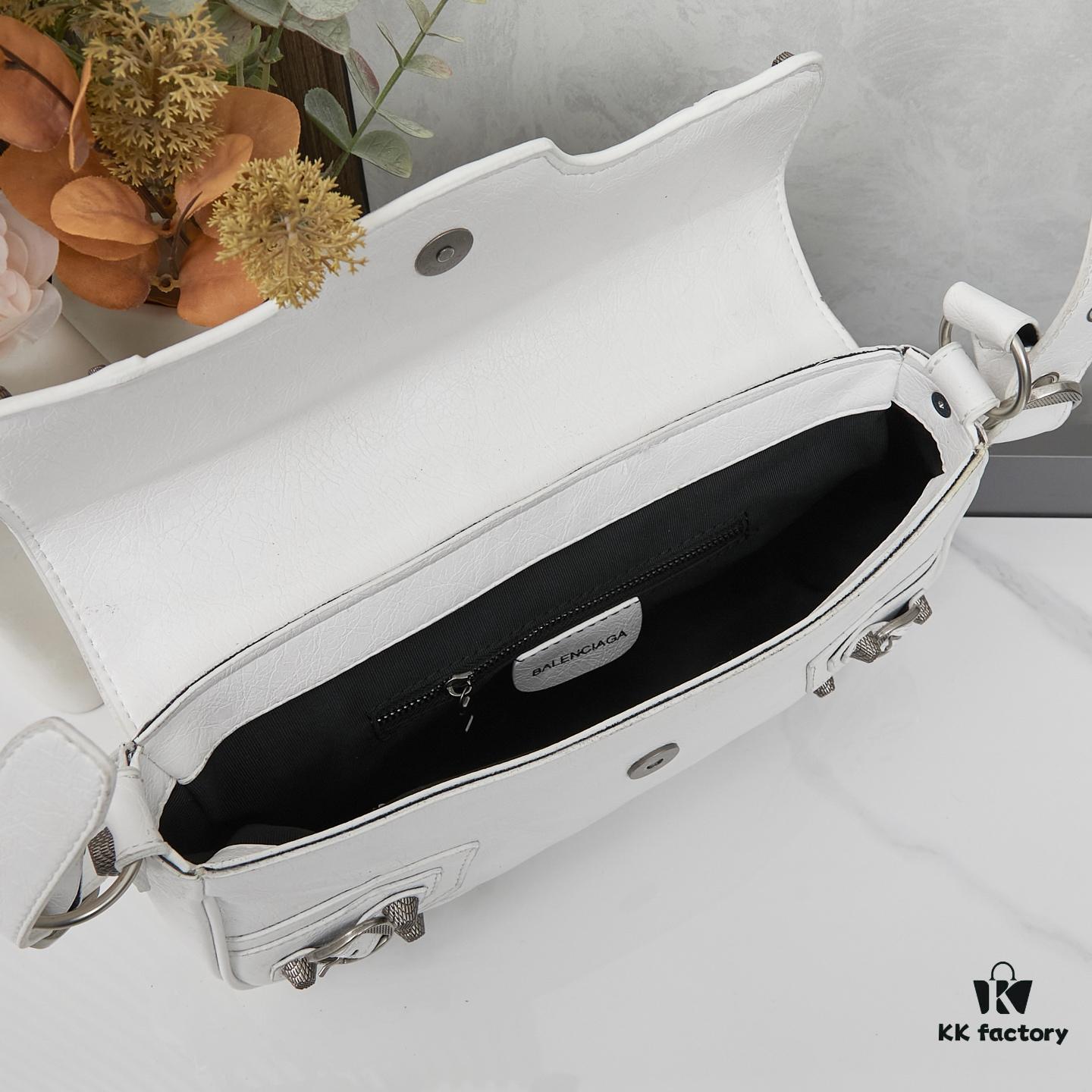 Balenciaga Le Cagole Sling Bag - New Arrival, Baguette Style, Italian Imported Leather