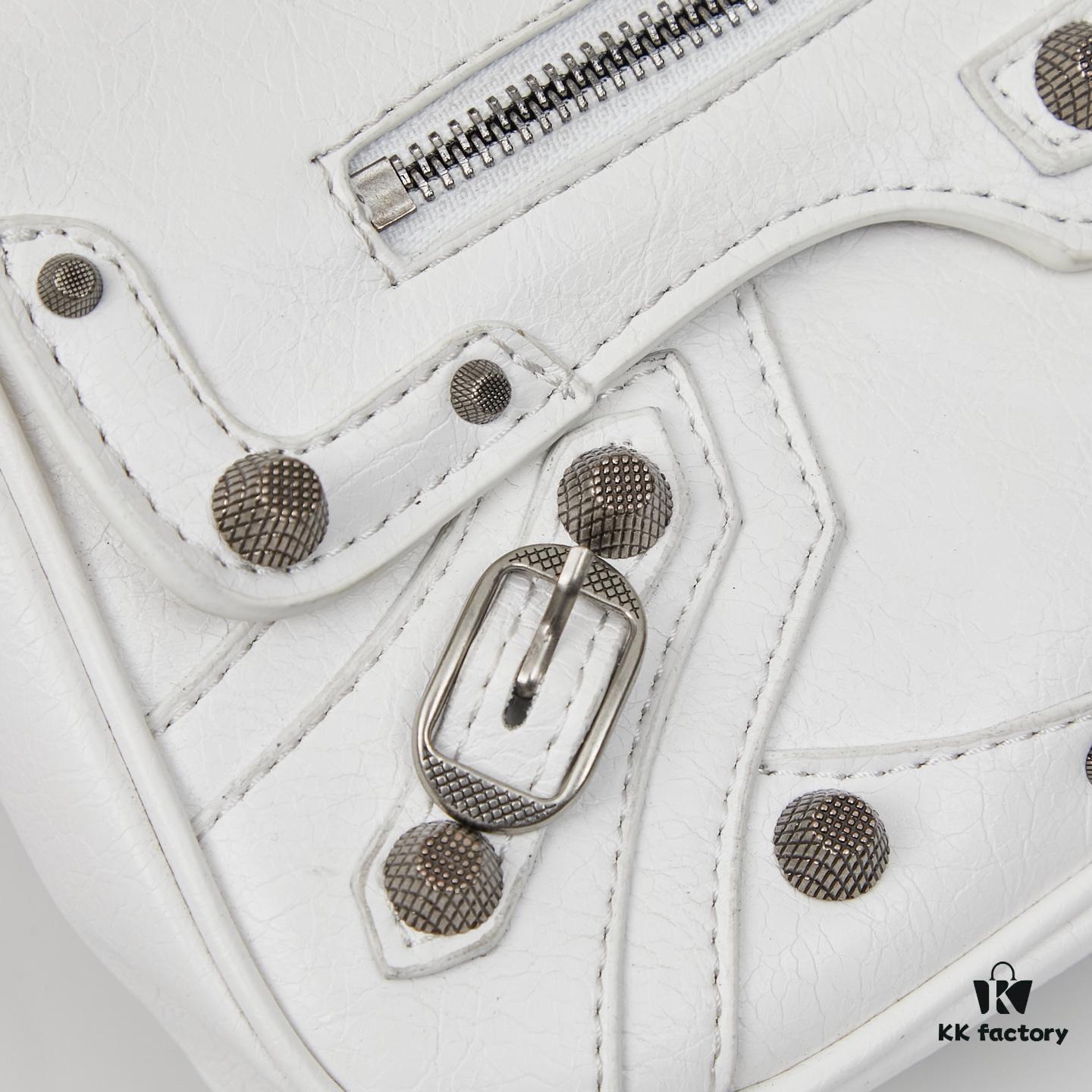 Balenciaga Le Cagole Sling Bag - New Arrival, Baguette Style, Italian Imported Leather