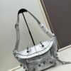 6930e0ed6e68136f4d9b2278 Balenciaga LE CAGOLE MEDIUM BLACK GOAT LEATHER WAIST BAG WITH BOX