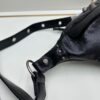 6930e0f26e68136f4d9b227e Balenciaga LE CAGOLE ||| LE CAGOLE MEN Medium Waist Bag in Black Fine-Grain Lambskin