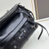 6930e0f56e68136f4d9b2284 Balenciaga LE CAGOLE ||| LE CAGOLE MEN Medium Waist Bag in Black Fine-Grain Lambskin
