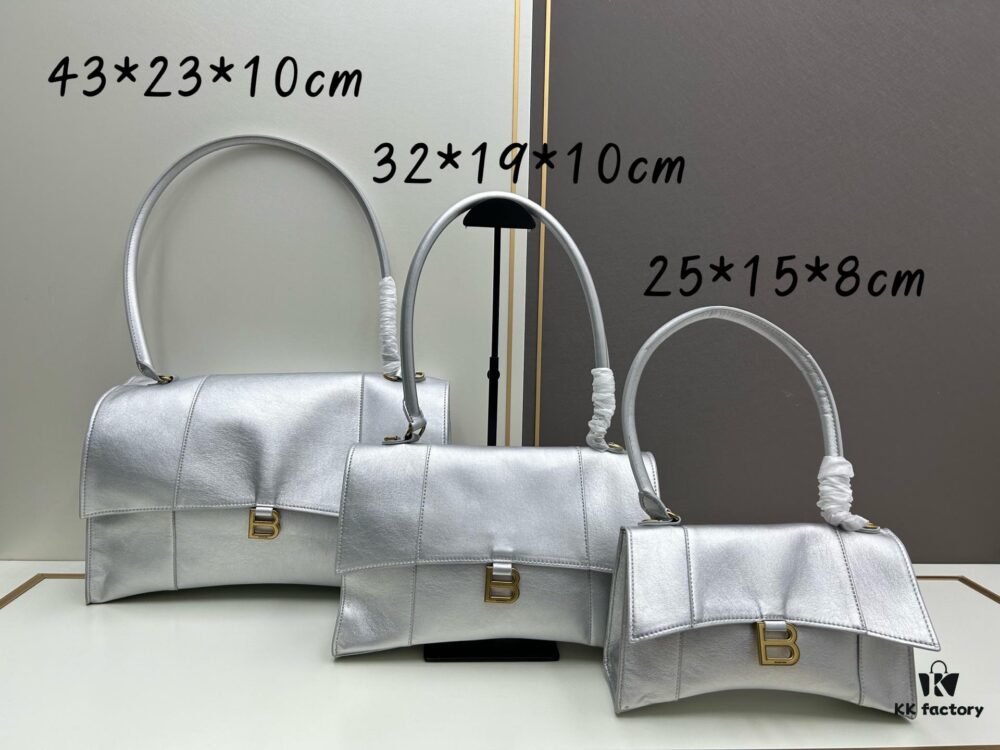 6930e0ff6e68136f4d9b2293 Balenciaga Latest Long Handle Hourglass Bag (Box Included)