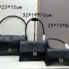 6930e1016e68136f4d9b2295 Balenciaga Latest Long Handle Hourglass Bag (Box Included)
