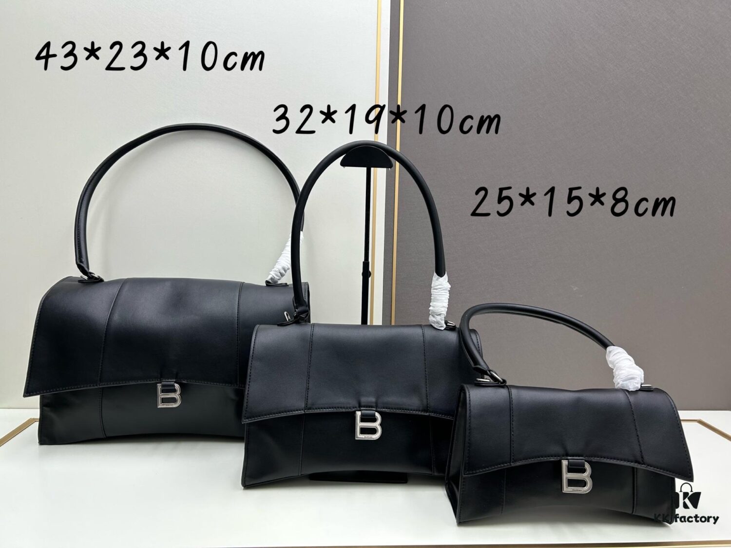 6930e1016e68136f4d9b2295 Balenciaga Latest Long Handle Hourglass Bag (Box Included)