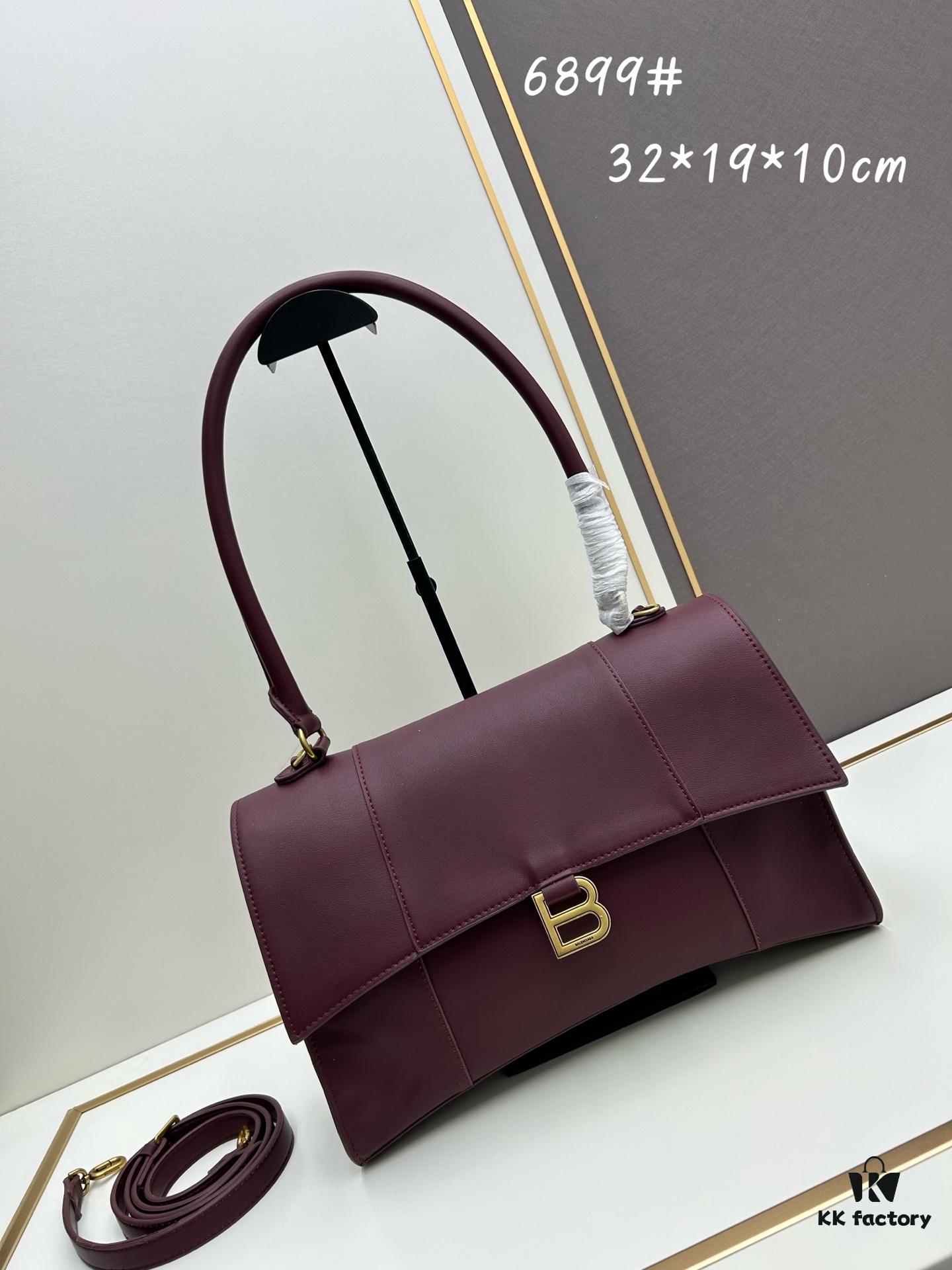 6930e1036e68136f4d9b2297 Balenciaga Latest Long Handle Hourglass Bag (Box Included)