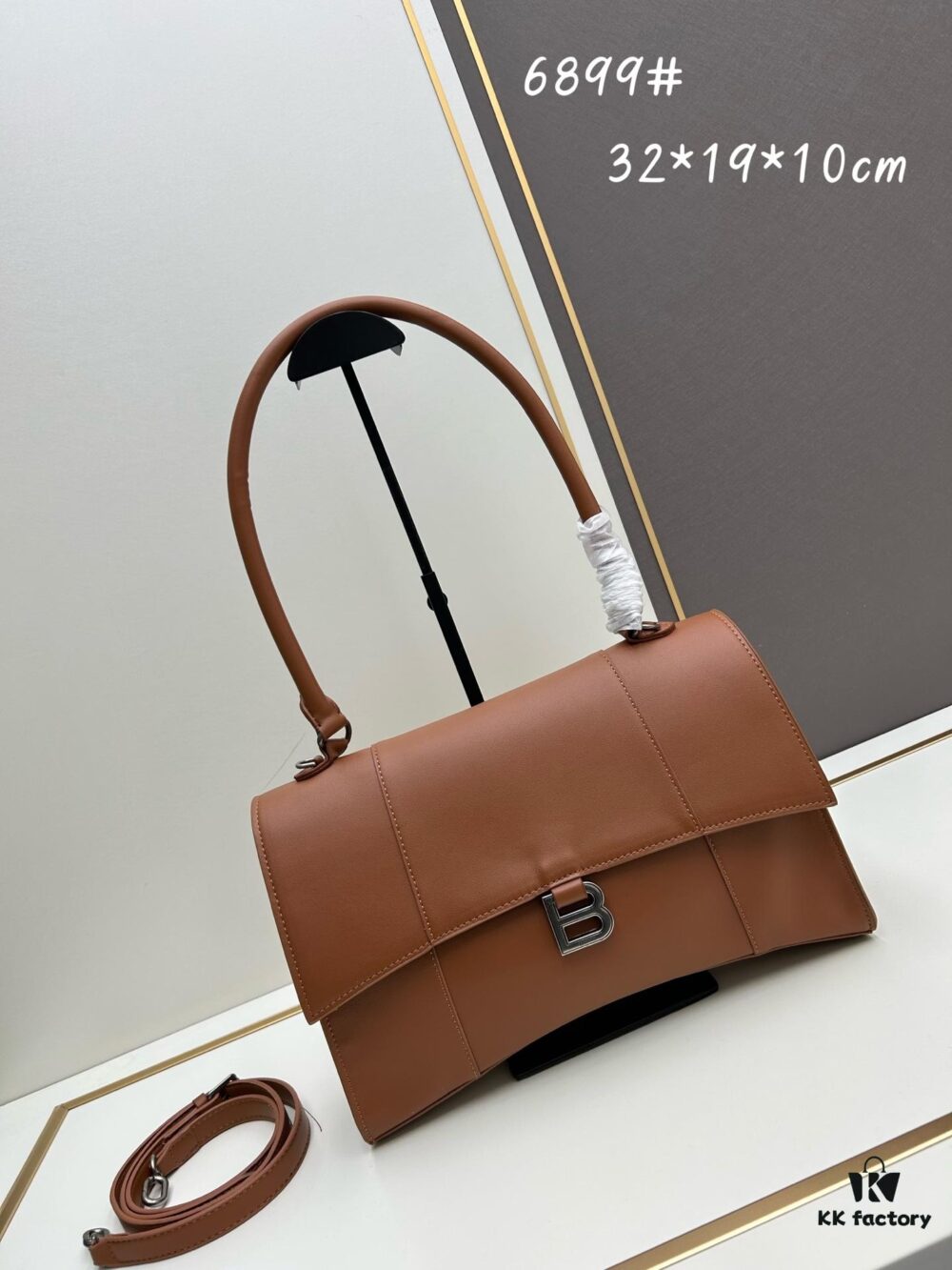 6930e1036e68136f4d9b2298 Balenciaga Latest Long Handle Hourglass Bag (Box Included)
