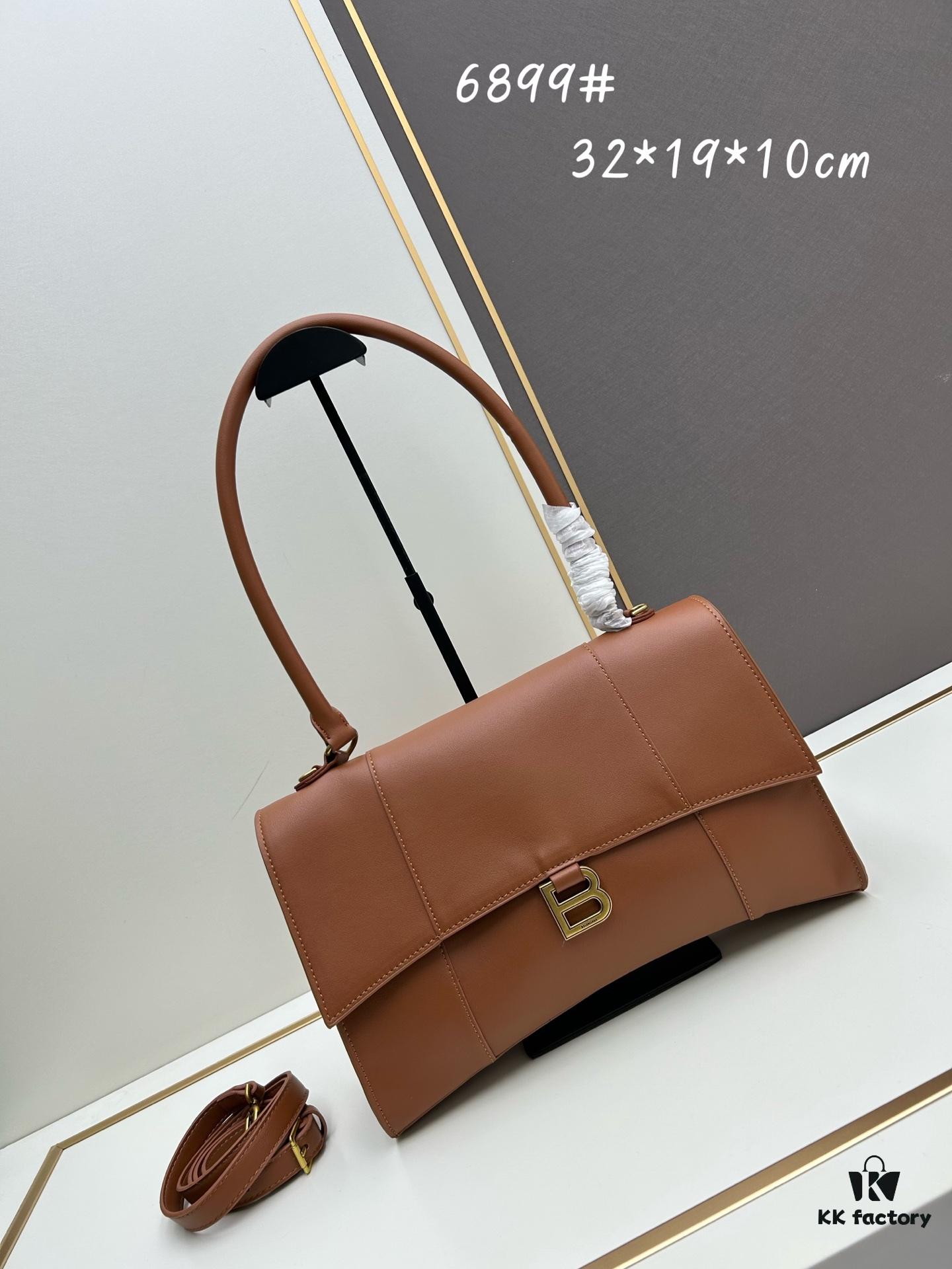 Balenciaga Latest Long Handle Hourglass Bag (Box Included)