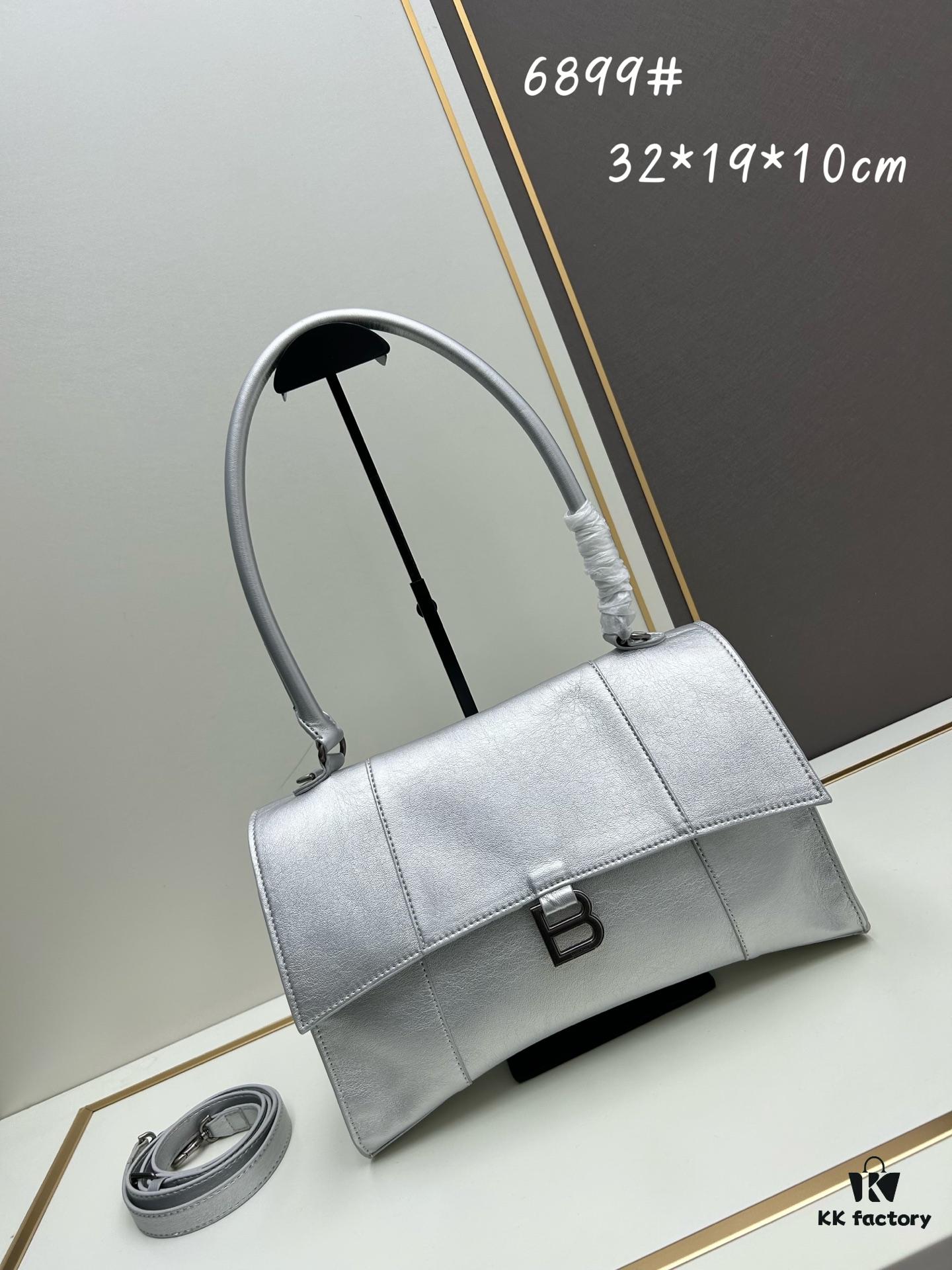 6930e1056e68136f4d9b229a Balenciaga Latest Long Handle Hourglass Bag (Box Included)