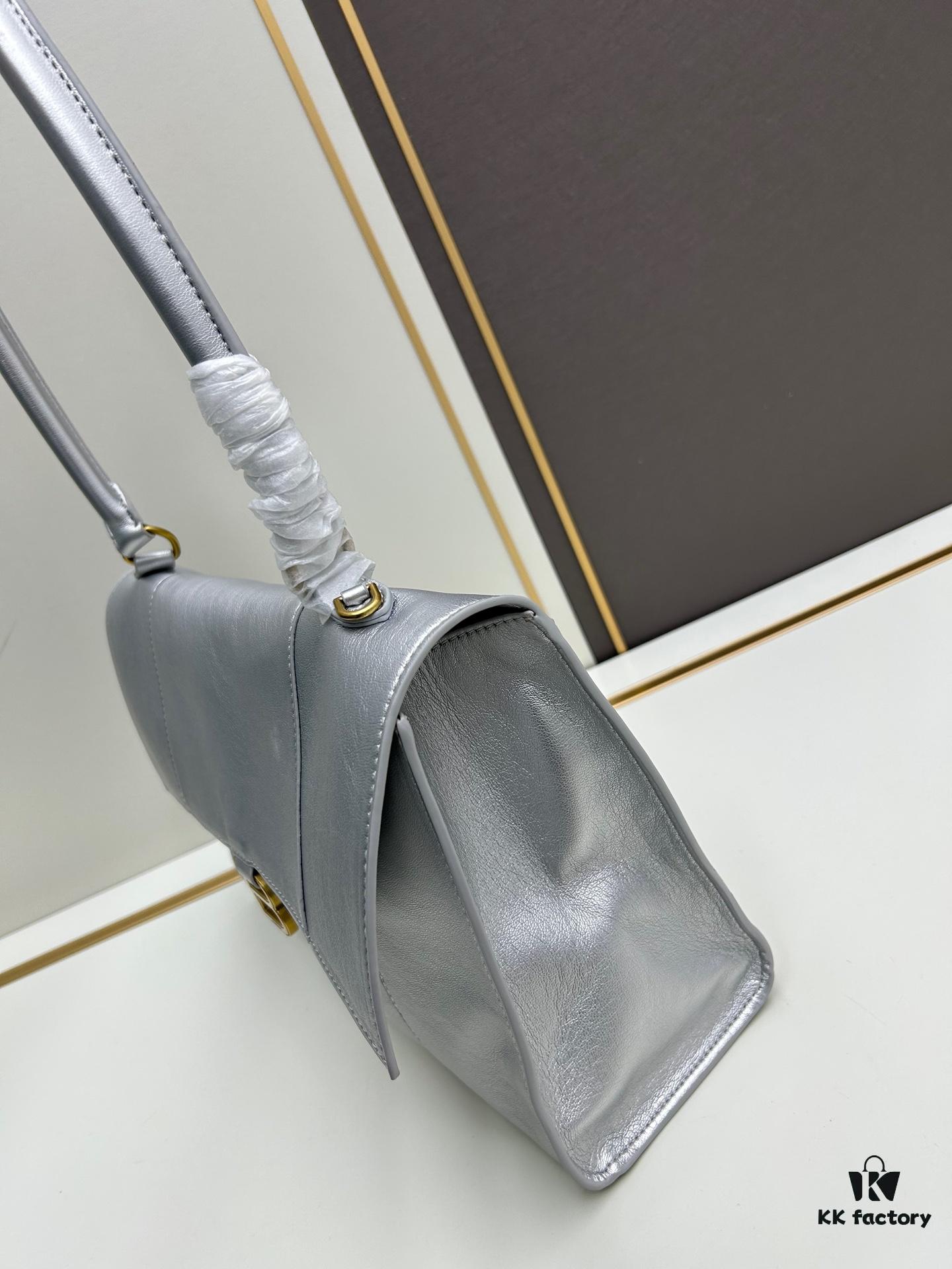 6930e1126e68136f4d9b22ac Balenciaga Latest Long Handle Hourglass Bag (Box Included)