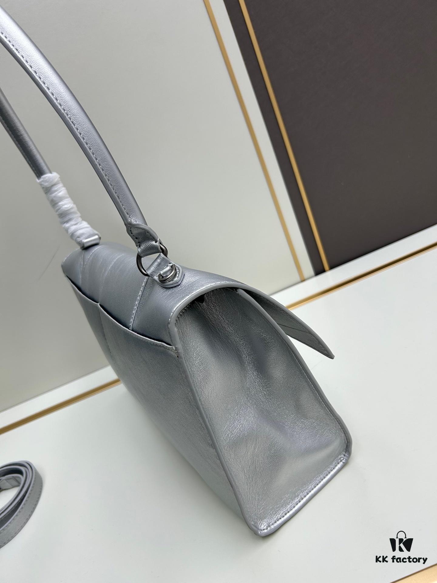 6930e1316e68136f4d9b22d3 Balenciaga Latest Long Handle Hourglass Bag (Box Included)