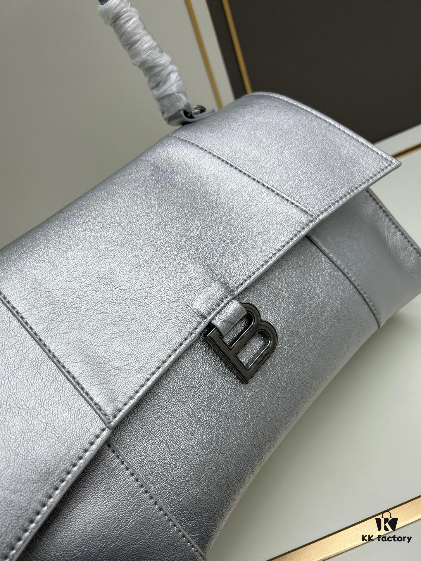 6930e1546e68136f4d9b22f7 Balenciaga Latest Long Handle Hourglass Bag (Box Included)