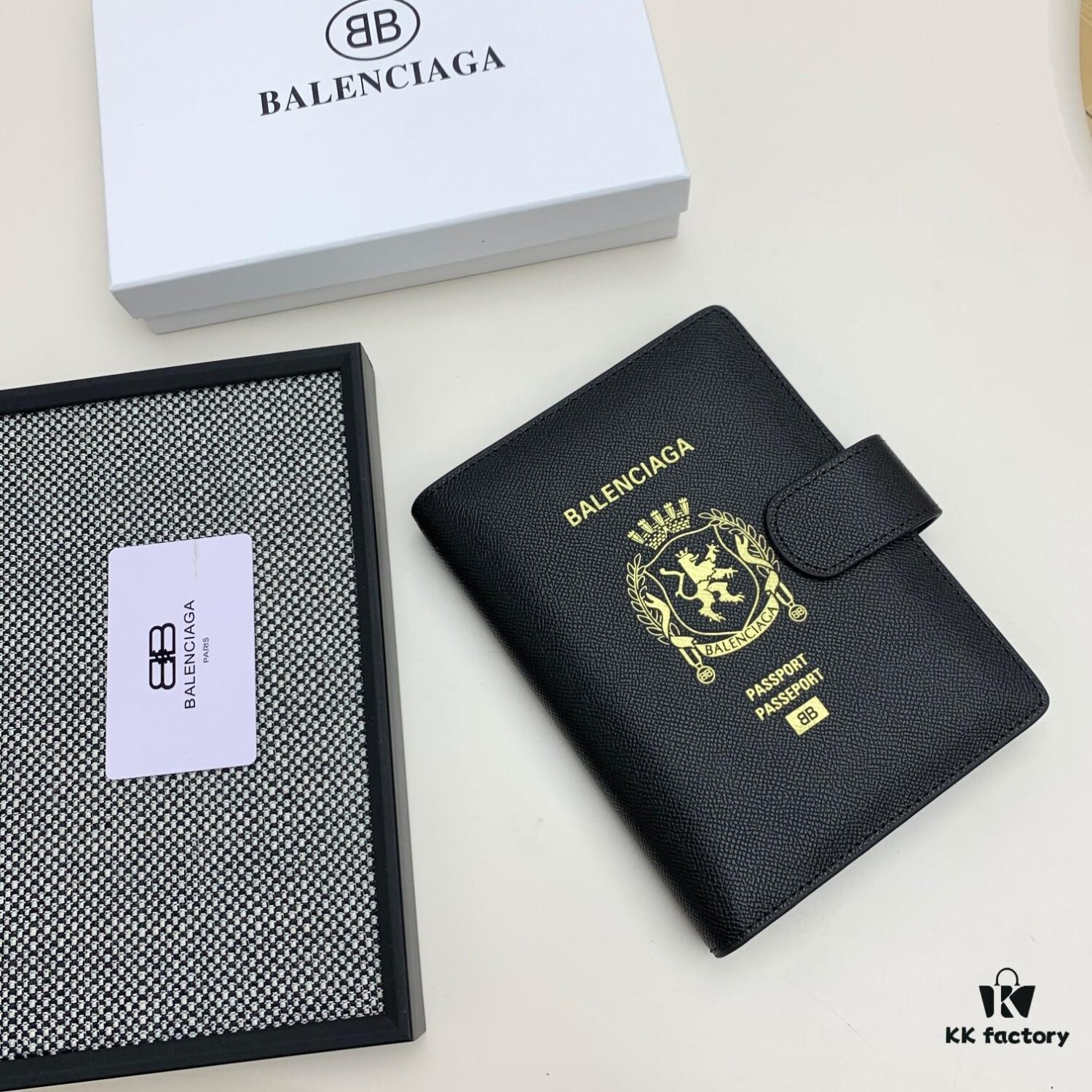 6930e1966e68136f4d9b234b BALENCIAGA Notepad Notebook - Retail Exclusive, Smooth Premium Material, Impeccable Craftsmanship, Interior Card Slots and Dividers, Size 15x19x4cm