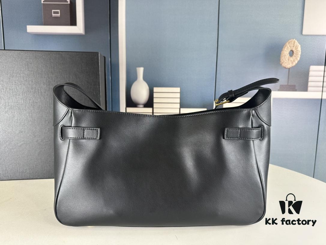 6930e1a46e68136f4d9b235c New Balenciaga Winter 24 Collection Re-see Shoulder Bucket Bag, Full-Grain Leather, Minimalist Luxury Design, Upcycled Motorcycle Glove Handbag with Keychain Closure, Effortlessly Chic Look