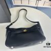 6930e1a86e68136f4d9b235f New Balenciaga Winter 24 Collection Re-see Shoulder Bucket Bag, Full-Grain Leather, Minimalist Luxury Design, Upcycled Motorcycle Glove Handbag with Keychain Closure, Effortlessly Chic Look