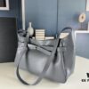 6930e1b36e68136f4d9b236b New Balenciaga Winter 24 Collection Re-See Shoulder Bucket Bag, Full-Grain Leather, Minimalist Luxury Design, Upcycled Motorbike Glove Clutch with Keychain Closure, Effortlessly Chic Look