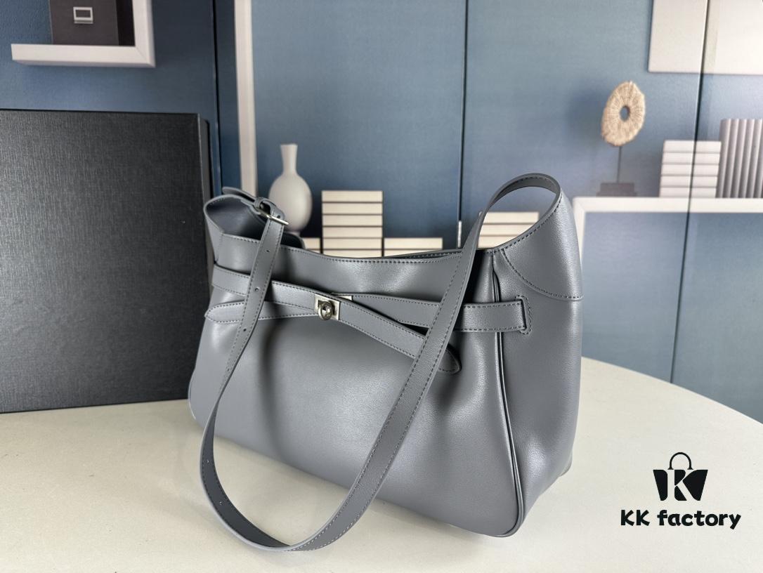 6930e1b36e68136f4d9b236b New Balenciaga Winter 24 Collection Re-See Shoulder Bucket Bag, Full-Grain Leather, Minimalist Luxury Design, Upcycled Motorbike Glove Clutch with Keychain Closure, Effortlessly Chic Look