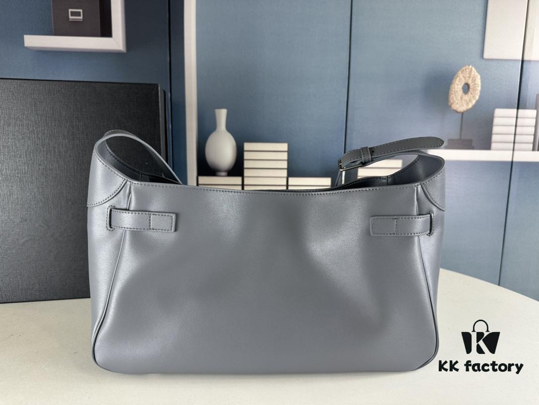 6930e1b46e68136f4d9b236f New Balenciaga Winter 24 Collection Re-See Shoulder Bucket Bag, Full-Grain Leather, Minimalist Luxury Design, Upcycled Motorbike Glove Clutch with Keychain Closure, Effortlessly Chic Look