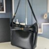 6930e1bc6e68136f4d9b2377 New BALENCIAGA Winter 24 Collection Re-See Shoulder Bucket Bag, Full-Grain Leather, Minimalist Luxury Design, Upcycled Motorbike Glove Handbag with Keychain Closure, Elegant and Sophisticated Lazy Lady Style