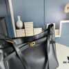 6930e1bd6e68136f4d9b2379 New BALENCIAGA Winter 24 Collection Re-See Shoulder Bucket Bag, Full-Grain Leather, Minimalist Luxury Design, Upcycled Motorbike Glove Handbag with Keychain Closure, Elegant and Sophisticated Lazy Lady Style