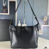 6930e1be6e68136f4d9b237b New BALENCIAGA Winter 24 Collection Re-See Shoulder Bucket Bag, Full-Grain Leather, Minimalist Luxury Design, Upcycled Motorbike Glove Handbag with Keychain Closure, Elegant and Sophisticated Lazy Lady Style