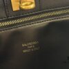 6930e1c16e68136f4d9b237e New BALENCIAGA Winter 24 Collection Re-See Shoulder Bucket Bag, Full-Grain Leather, Minimalist Luxury Design, Upcycled Motorbike Glove Handbag with Keychain Closure, Elegant and Sophisticated Lazy Lady Style