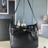 6930e1c36e68136f4d9b2380 New Balenciaga Winter 24 Collection Re-See Shoulder Bucket Bag, Top-Grain Leather, Minimalist Luxury Design, Recycled Motorcycle Glove Handbag with Keychain Closure, Elegant and Sophisticated Look