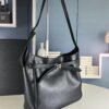 6930e1c46e68136f4d9b2383 New Balenciaga Winter 24 Collection Re-See Shoulder Bucket Bag, Top-Grain Leather, Minimalist Luxury Design, Recycled Motorcycle Glove Handbag with Keychain Closure, Elegant and Sophisticated Look