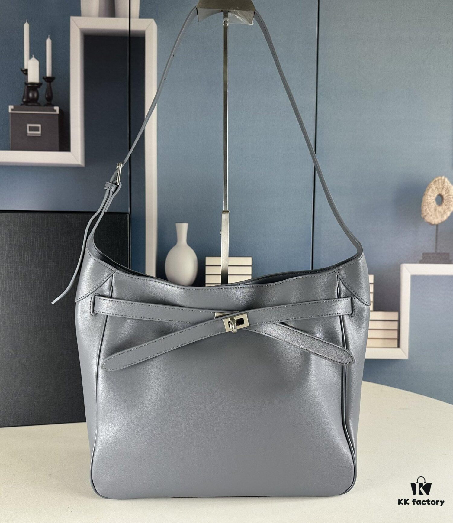 6930e1cc6e68136f4d9b2390 New Balenciaga Winter 24 Collection Re-see Shoulder Bucket Bag, Top Grain Leather, Minimalist Luxury Design, Upcycled Motorcycle Glove Handbag with Keychain Closure, Effortless Chic Style