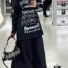 6930e1ce6e68136f4d9b2391 Balenciaga 24 DIY METAL Graffiti Print Long Sleeve/Short Sleeve T-Shirt