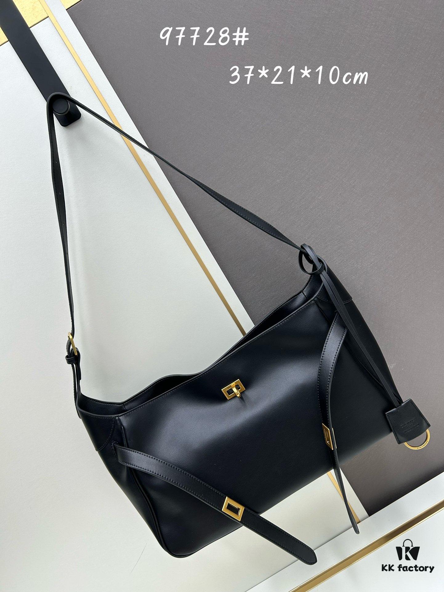 6930e2166e68136f4d9b23f6 New Balenciaga Winter 24 Collection Re-See Shoulder Bucket Bag, Top-Grain Leather, Minimalist Luxury Design, Upcycled Motorbike Glove Handbag with Keyring Closure, Elegant and Sophisticated Look