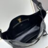 6930e2246e68136f4d9b2408 New BALENCIAGA Winter 24 Collection Re-See Shoulder Bucket Bag, Full-Grain Leather, Minimalist Luxury Design, Upcycled Motorbike Glove Handbag with Keyring Closure, Elegant and Edgy Style
