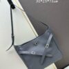 6930e2356e68136f4d9b241f New Balenciaga Winter 24 Collection Re-See Shoulder Bucket Bag, Full-Grain Leather, Minimalist Luxury Design, Upcycled Motorbike Glove Handbag with Keyring Closure, Effortlessly Chic Oversized Style