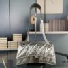 6930e2476e68136f4d9b2435 Balenciaga New Arrival Small Chain Hourglass Bag, Smooth Calfskin Leather, Waxed Leather