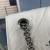 Balenciaga New Arrival Small Chain Hourglass Bag, Smooth Calfskin Leather with Waxed Finish