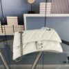 Balenciaga New Arrival Small Chain Hourglass Bag, Smooth Calfskin Leather with Waxed Finish