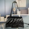 6930e2616e68136f4d9b2459 Balenciaga New Arrival Large Chain Hourglass Bag, Smooth Calfskin, Wax Leather