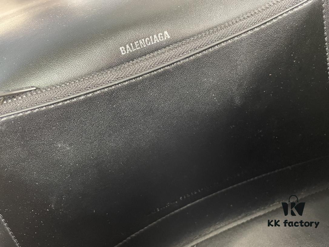 6930e2686e68136f4d9b2463 Balenciaga New Arrival Large Chain Hourglass Bag, Smooth Calfskin, Wax Leather