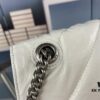 Balenciaga New Arrival Large Chain Hourglass Bag, Smooth Calfskin, Waxed Leather