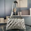 Balenciaga New Arrival Large Chain Hourglass Bag, Smooth Calfskin, Wax Leather