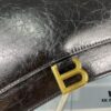 6930e27c6e68136f4d9b2483 Balenciaga New Arrival Large Chain Hourglass Bag, Cracked Texture Calfskin, Wax Oil Leather