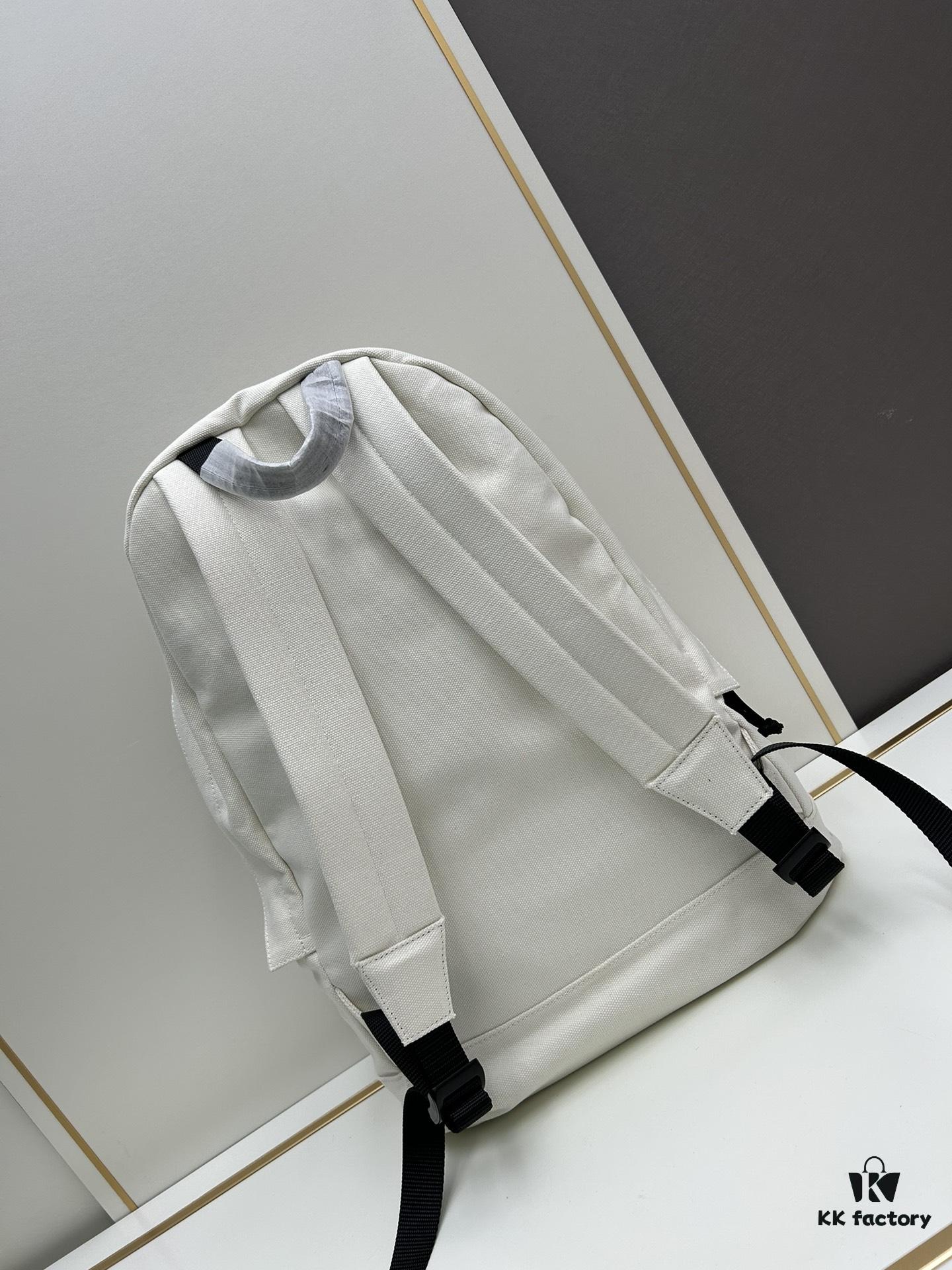 6930e28d6e68136f4d9b249d Balenciaga 24SS New Fuzzy Cola White Backpack