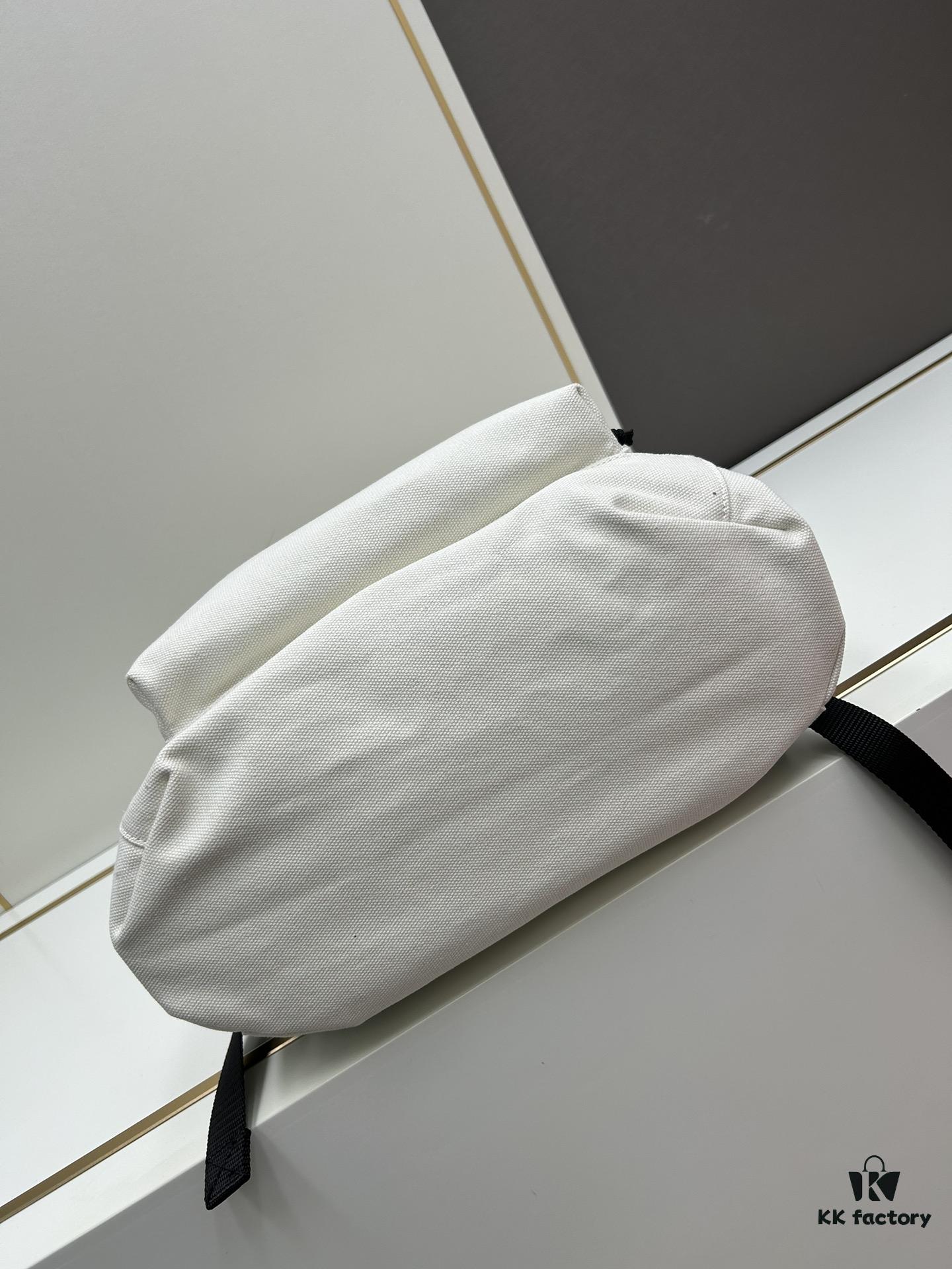 6930e28e6e68136f4d9b24a0 Balenciaga 24SS New Fuzzy Cola White Backpack