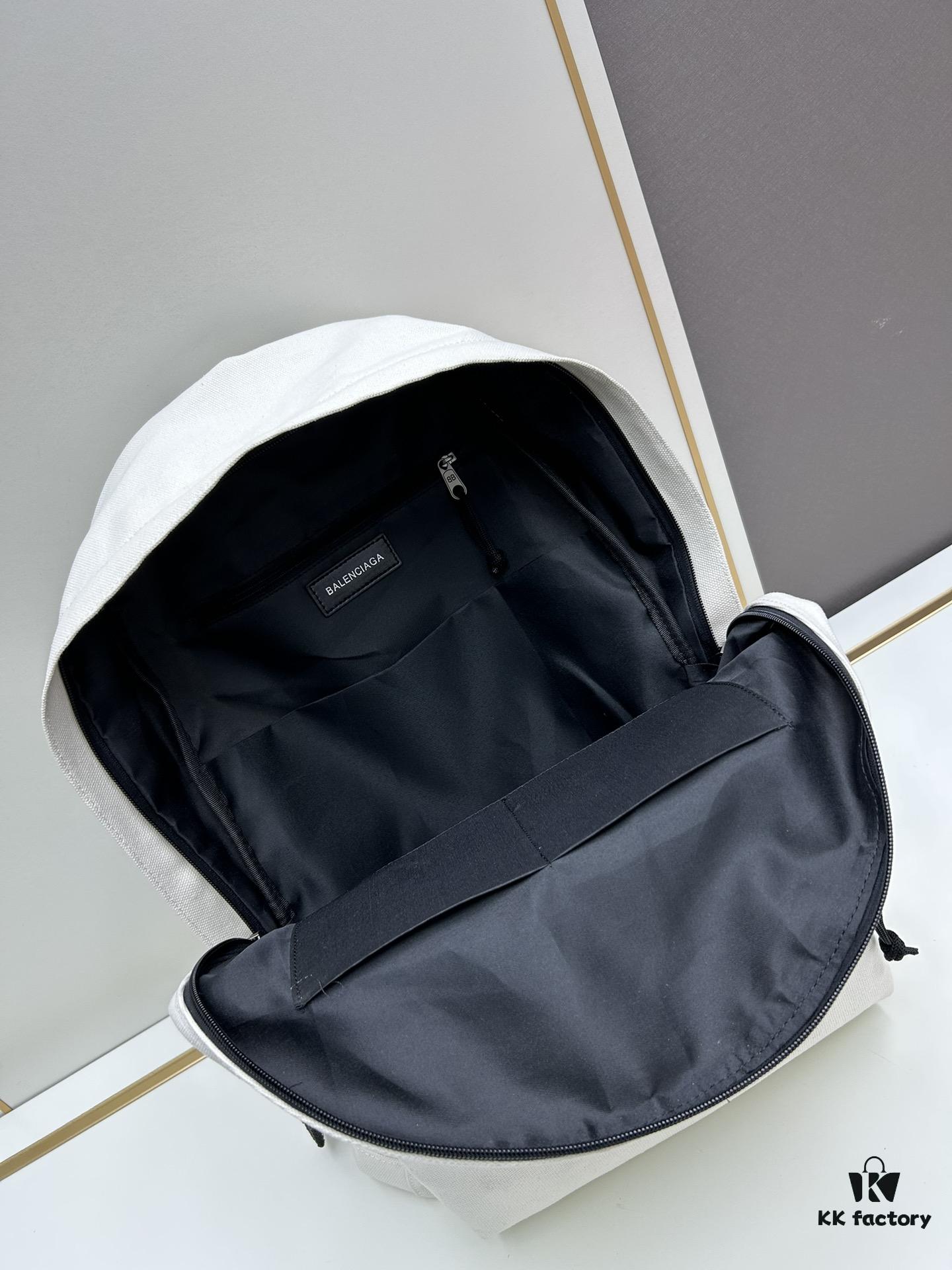 6930e2906e68136f4d9b24a2 Balenciaga 24SS New Fuzzy Cola White Backpack