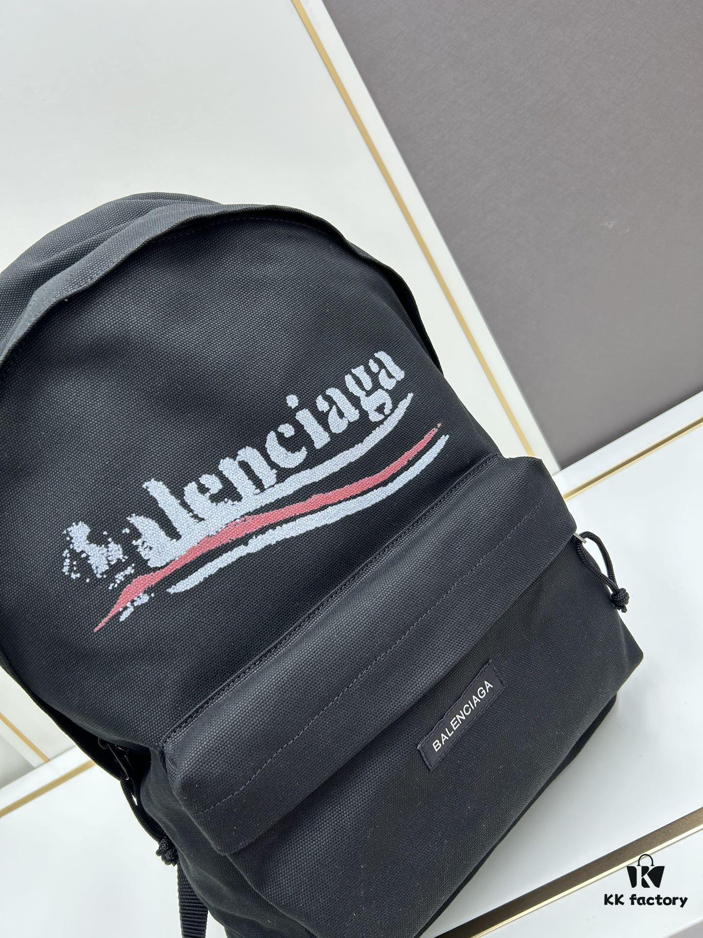 6930e29a6e68136f4d9b24b0 New BALENCIAGA FW Collection EXPLORER Series Backpack with Dual-Tone 'Coke' Embroidered Logo