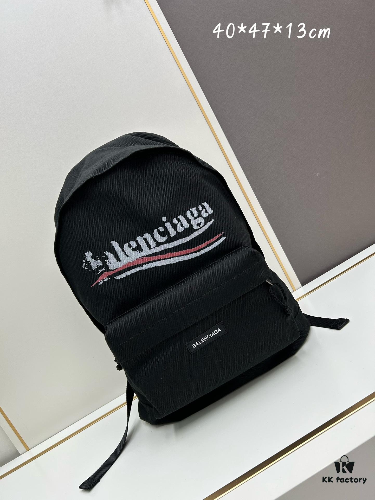 6930e29c6e68136f4d9b24b6 New BALENCIAGA FW Collection EXPLORER Series Backpack with Dual-Tone 'Coke' Embroidered Logo