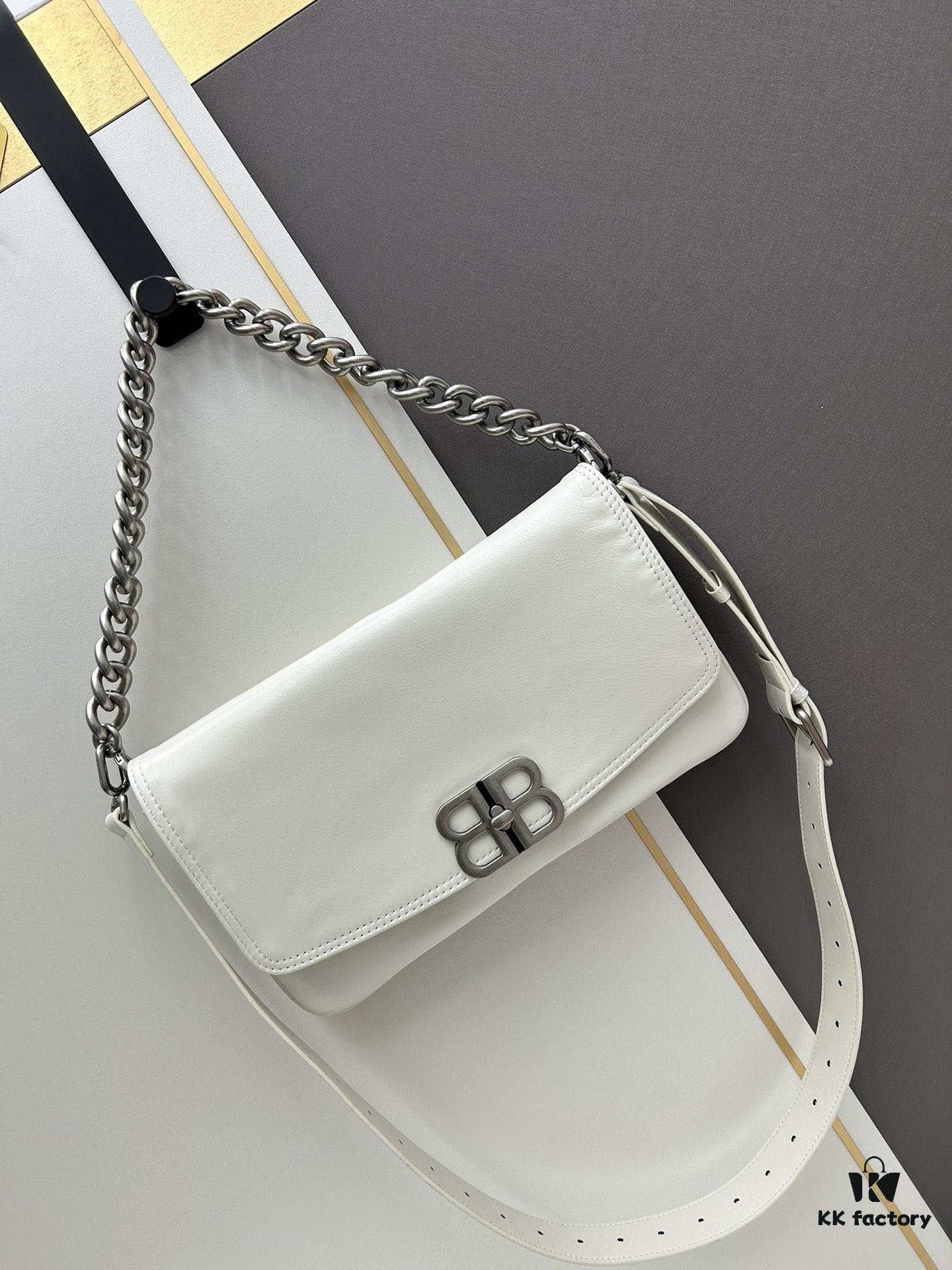 6930e2a46e68136f4d9b24c3 Medium Size 💰 Latest Hot Selling Balenciaga Soft Bag New Arrival, Made of Premium Full-Grain Leather, Superb Hand Feel, Stylish Metal Chain Strap, Soft and Fine Texture, Spacious Interior, Heavy-Duty BB Metal Hardware with Luxurious Appeal