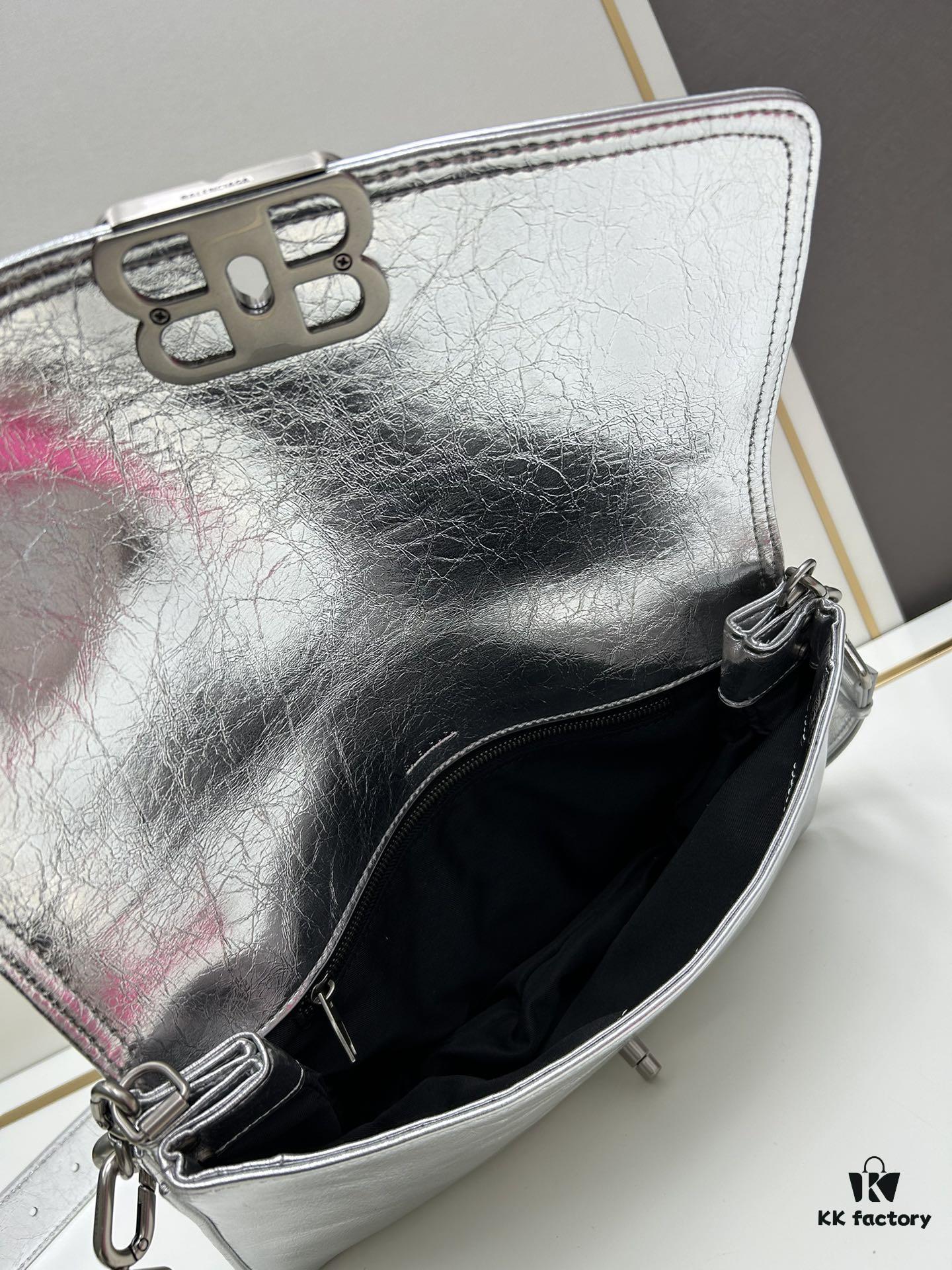 6930e2ba6e68136f4d9b24e5 Medium Size 💰 Latest Hot Selling Balenciaga Soft Bag New Arrival, Premium Full-Grain Leather, Soft and Smooth Texture, Stylish Metal Chain Strap, Spacious Interior, Heavy-Duty Metallic Hardware, Dimensions: 30x17x6 cm, Model 84883